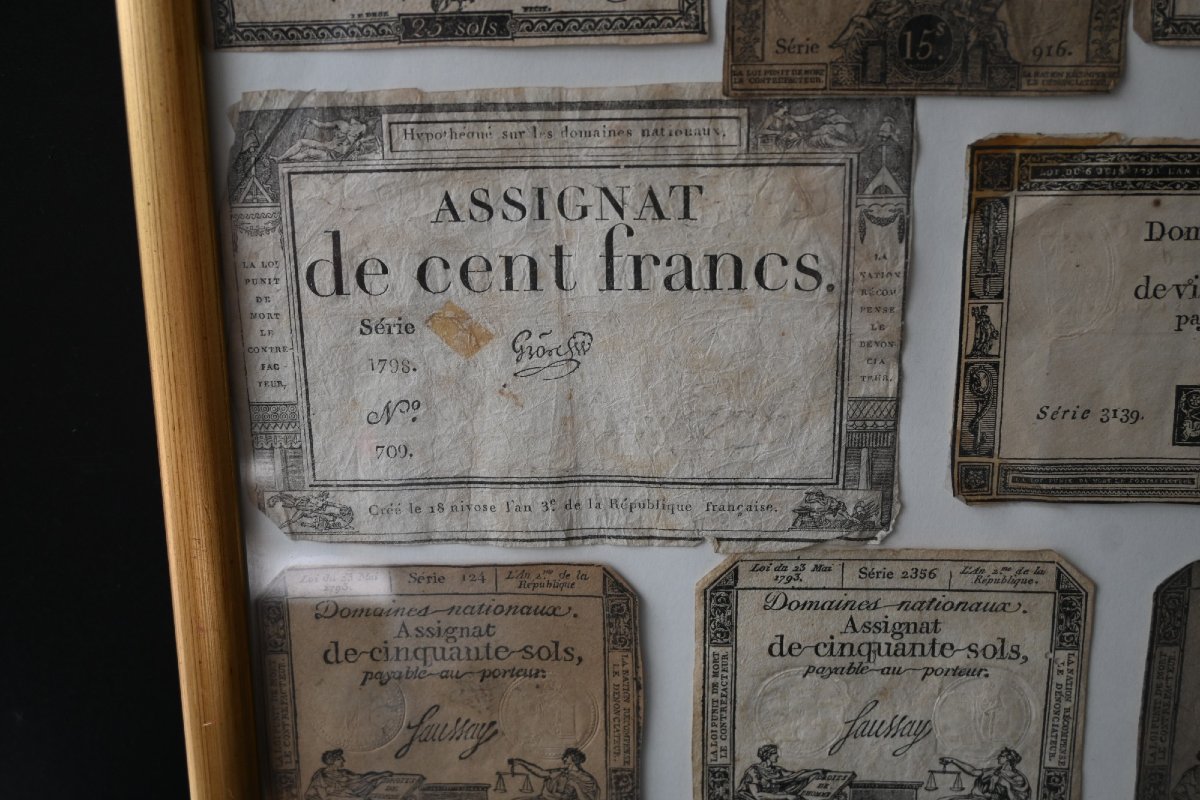 Collection Of Assignats Revolutionary Currencies-photo-4