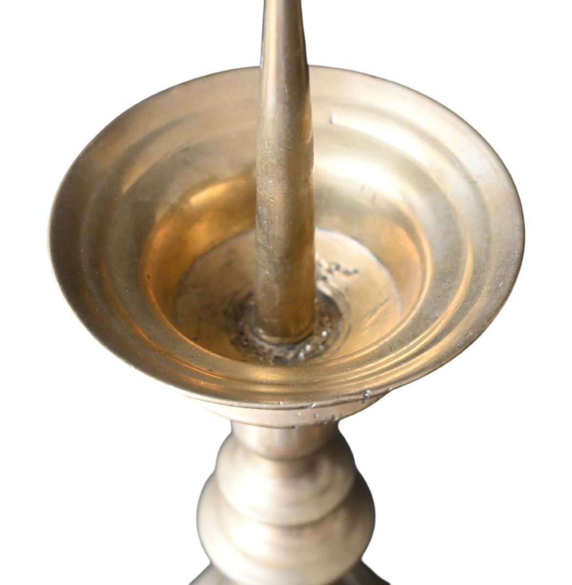 Flemish Bronze Candlestick From The End Of The 16th Century-photo-4