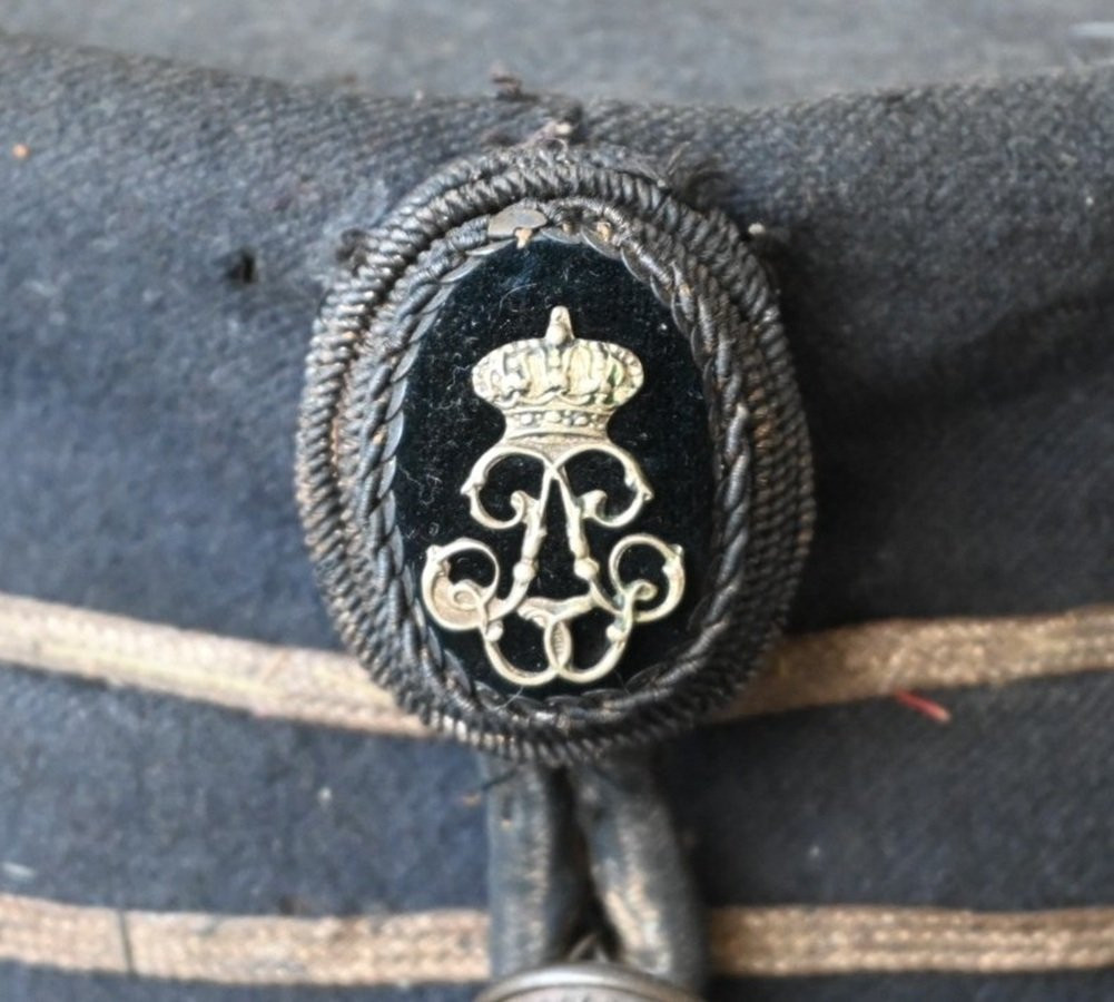 Képi Officier de la Garde Civique Belge – Époque Léopold II (vers 1870–1900)-photo-2