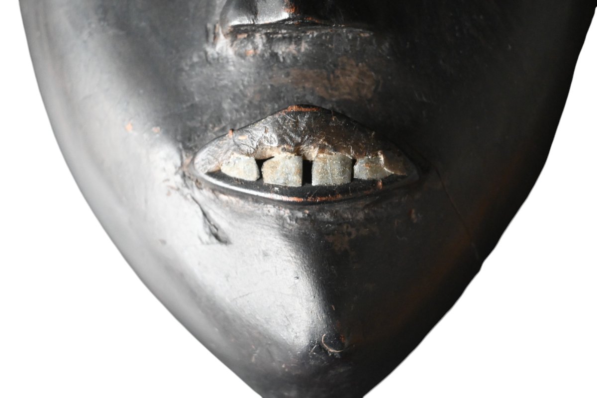 Dan Mask With Metal Teeth – Ivory Coast / Liberia, Mid-20th Century-photo-2