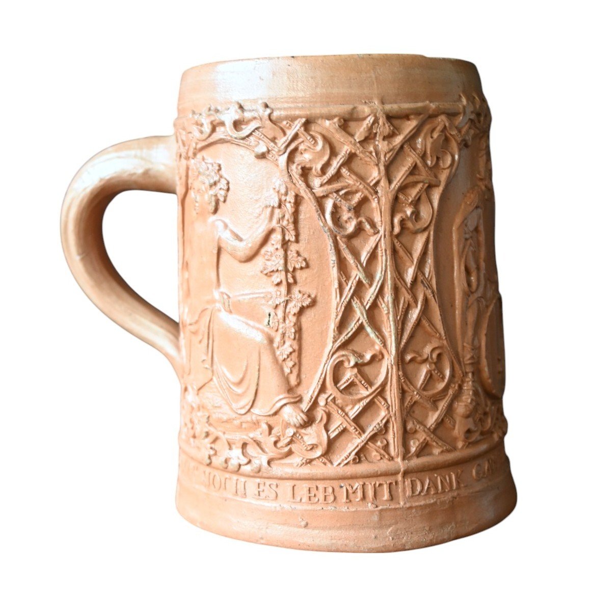 Rare pichet à bière en grès de Raeren, vers 1680–1720-photo-2