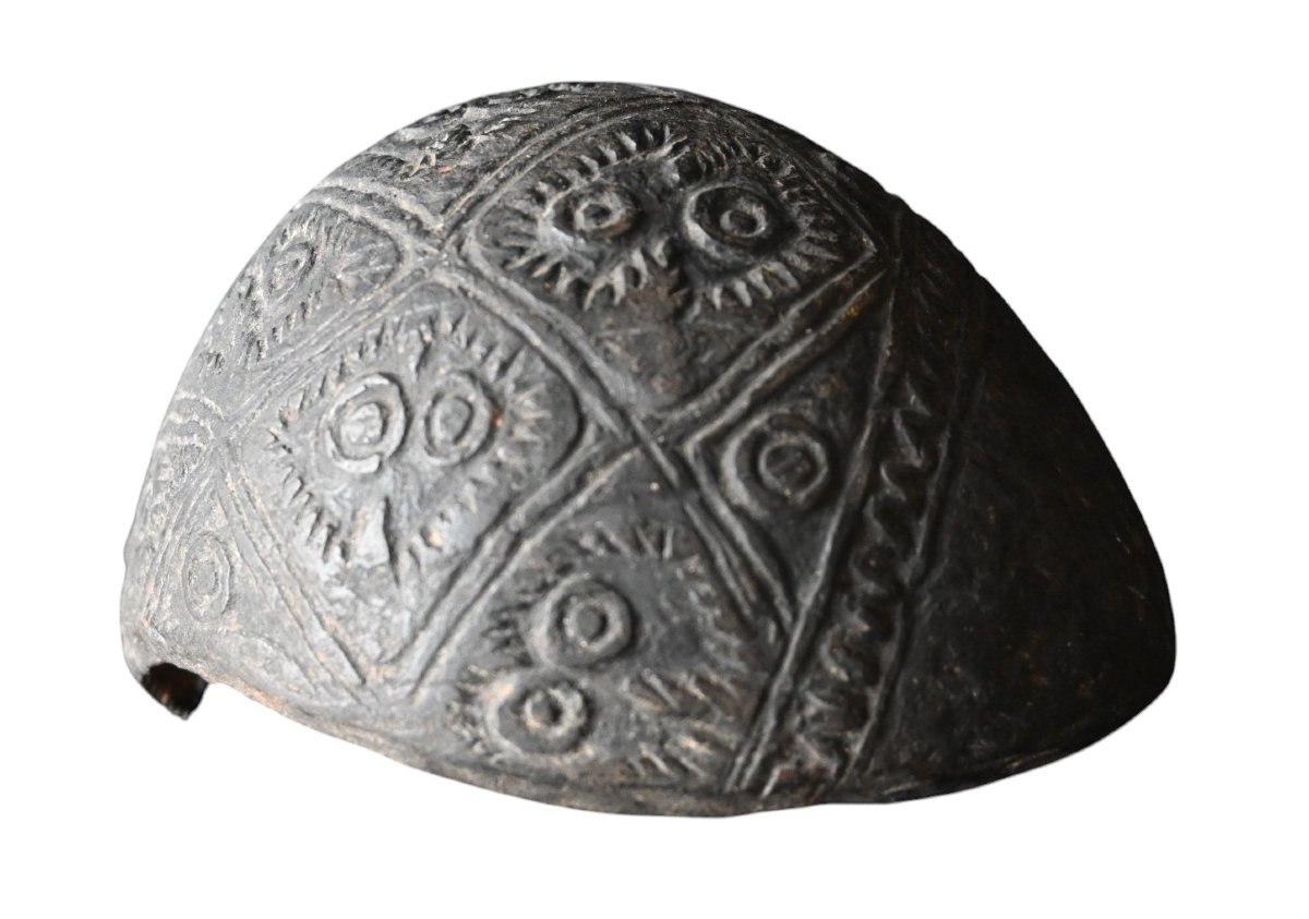 Coupe Rituelle Sculptée en Coque de Noix de Coco – Peuple Iatmul, Rivière Sepik,  PNG-photo-4