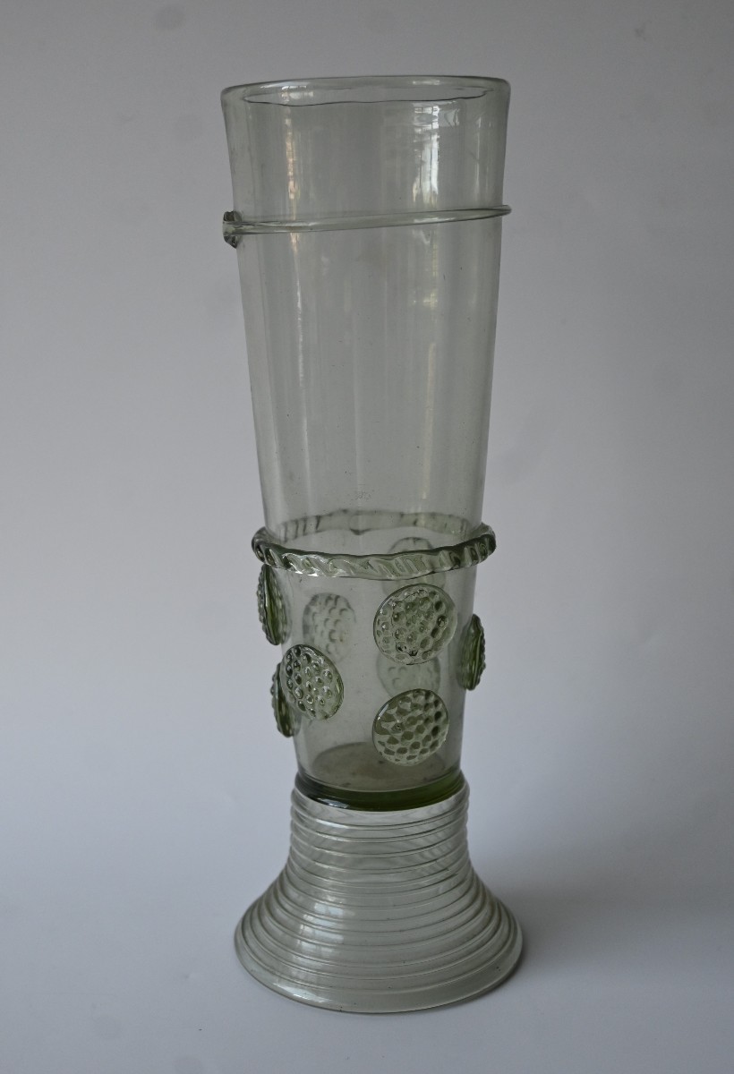 Mouth-blown Glass Roemer, 19th Century