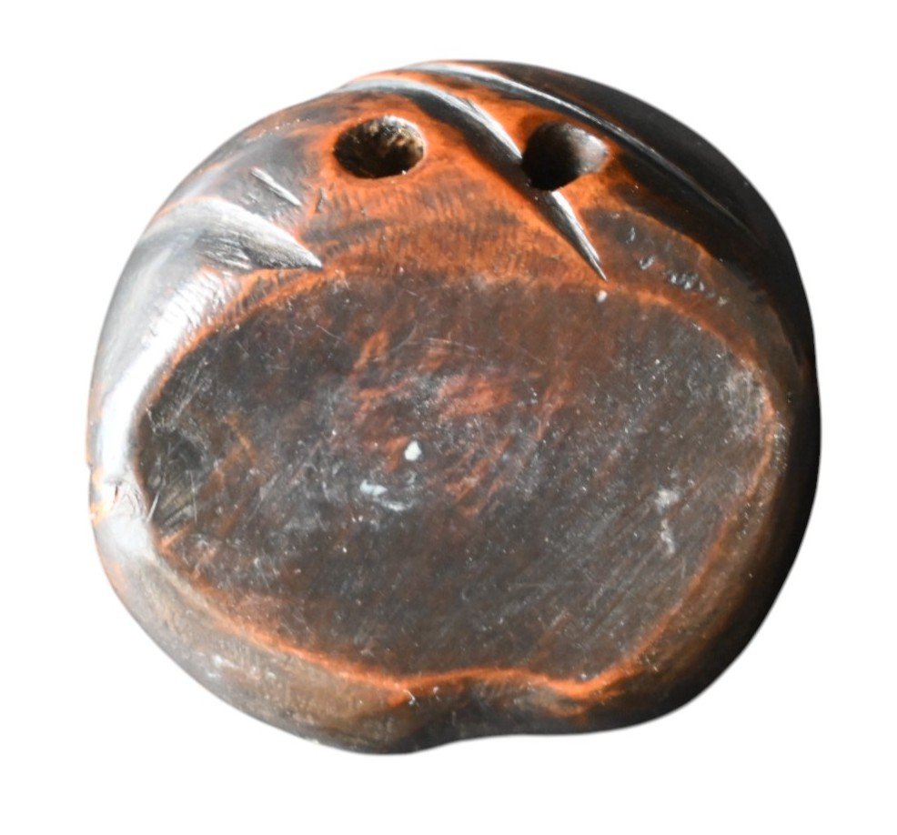 Japanese Boxwood Netsuke – Monk In Ecstasy, Edo Period-photo-2