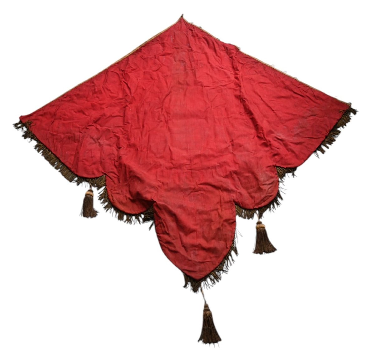 Grand drapeau cérémoniel historique – Confrérie Royale de l’Arbalète Saint Sébastien – Tongres -photo-3