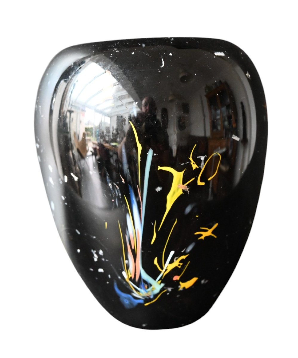 Vintage Val Saint Lambert Vase – Studio Cristal (27.5 Cm)-photo-3