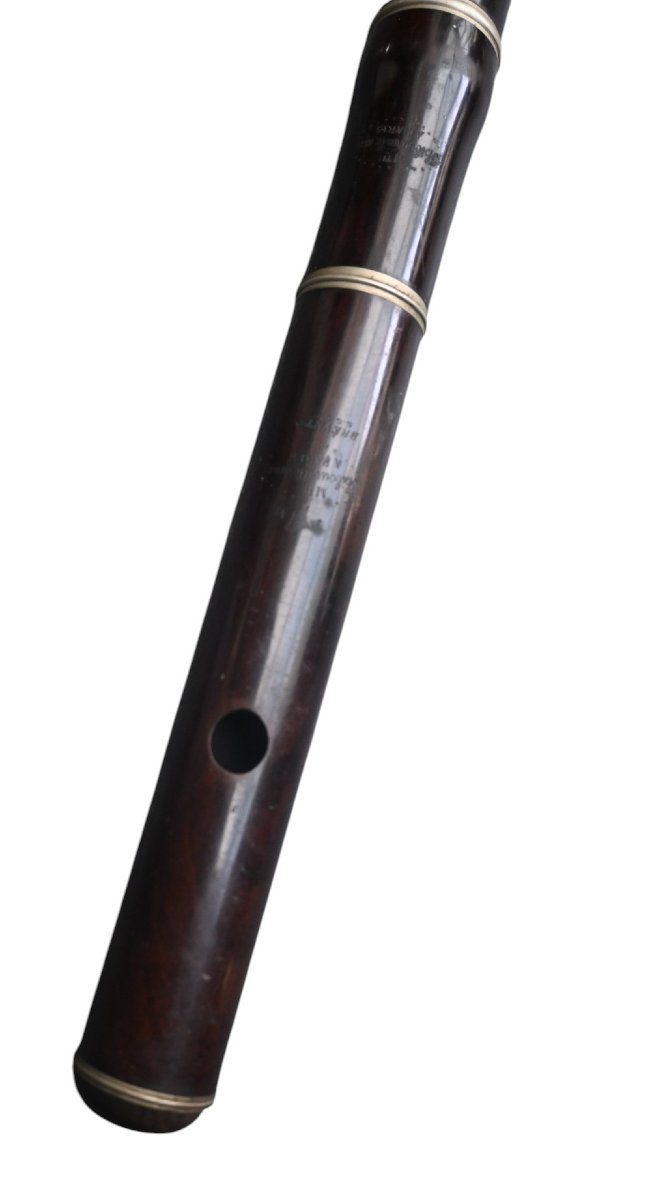 Flûte traversière ancienne en bois – Thibouville Aîné, Paris (vers 1850–1880)-photo-2
