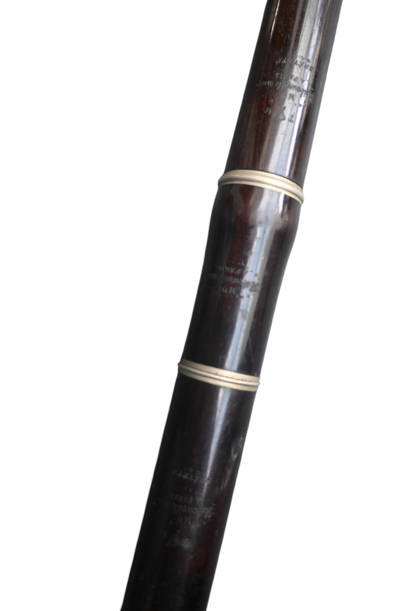 Flûte traversière ancienne en bois – Thibouville Aîné, Paris (vers 1850–1880)-photo-3