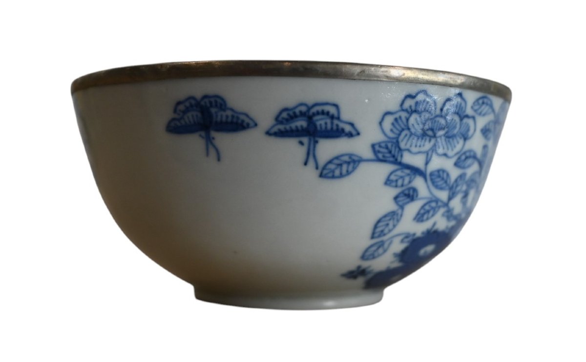 Bol en porcelaine “Bleu de Huê” – XIXᵉ siècle, marque « Intendance impériale » (內府)-photo-2