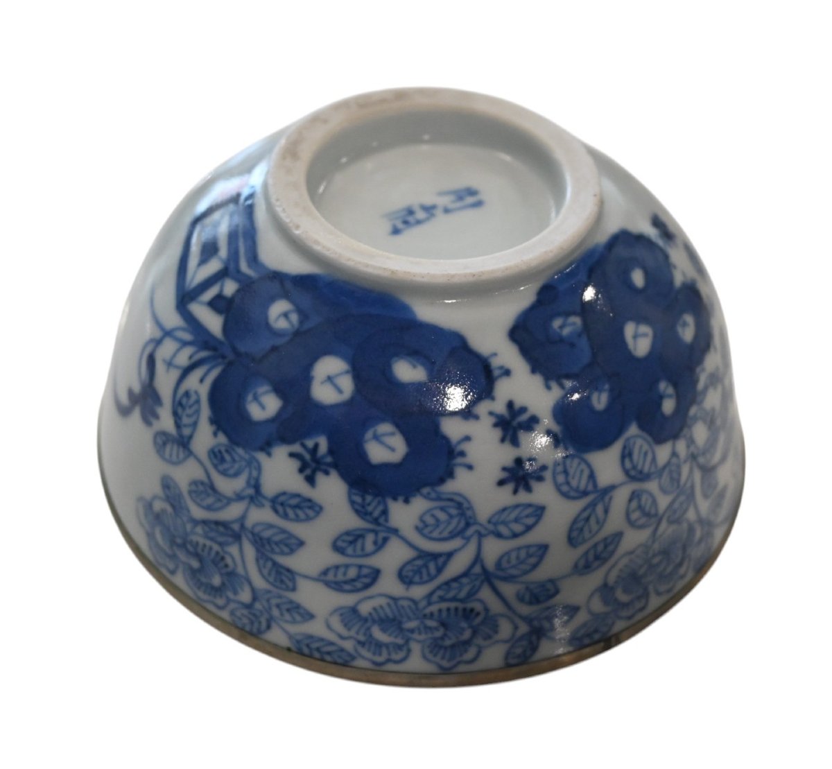 Bol en porcelaine “Bleu de Huê” – XIXᵉ siècle, marque « Intendance impériale » (內府)-photo-4