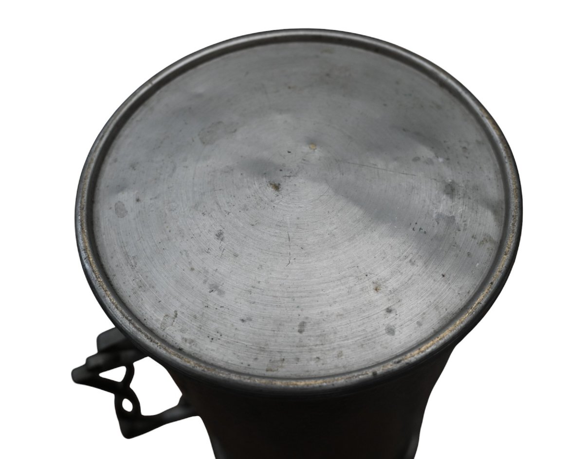 Seau à vin Art Nouveau – Laiton étamé, vers 1900–1915-photo-4