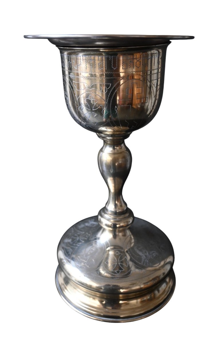 Calice et patène orthodoxes russes – Début du XXe siècle-photo-2
