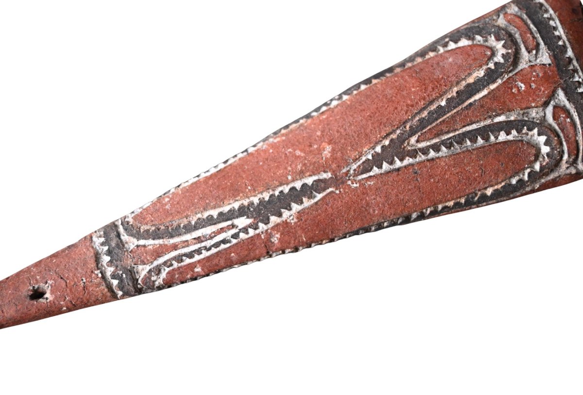 Couteau cérémoniel en obsidienne – Îles de l’Amirauté, Papouasie-Nouvelle-Guinée, début du XXᵉ -photo-2