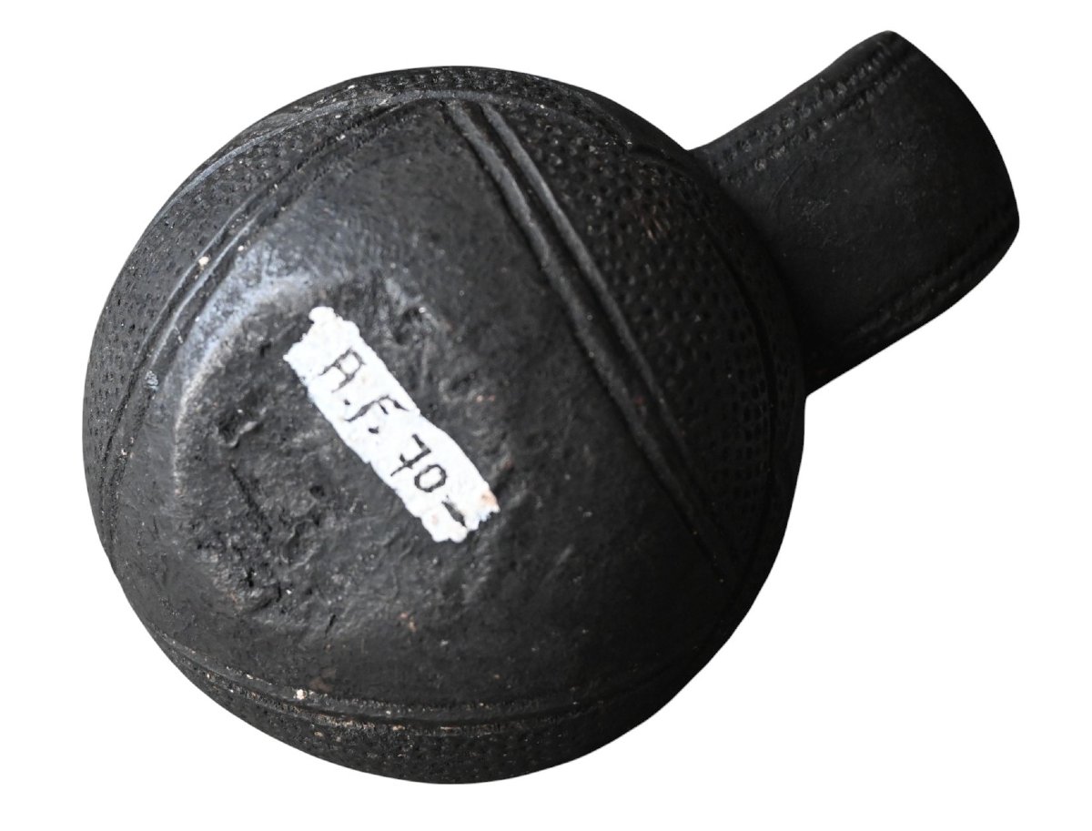 Mangbetu Terracotta Vase, Early 20th Century, Formerly In The A. Francotte Collection (belgium)-photo-5