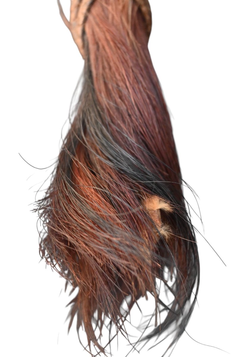 Yaka Fly Whisk With Female Figure – Early 20th Century, Drc (33 Cm)-photo-3