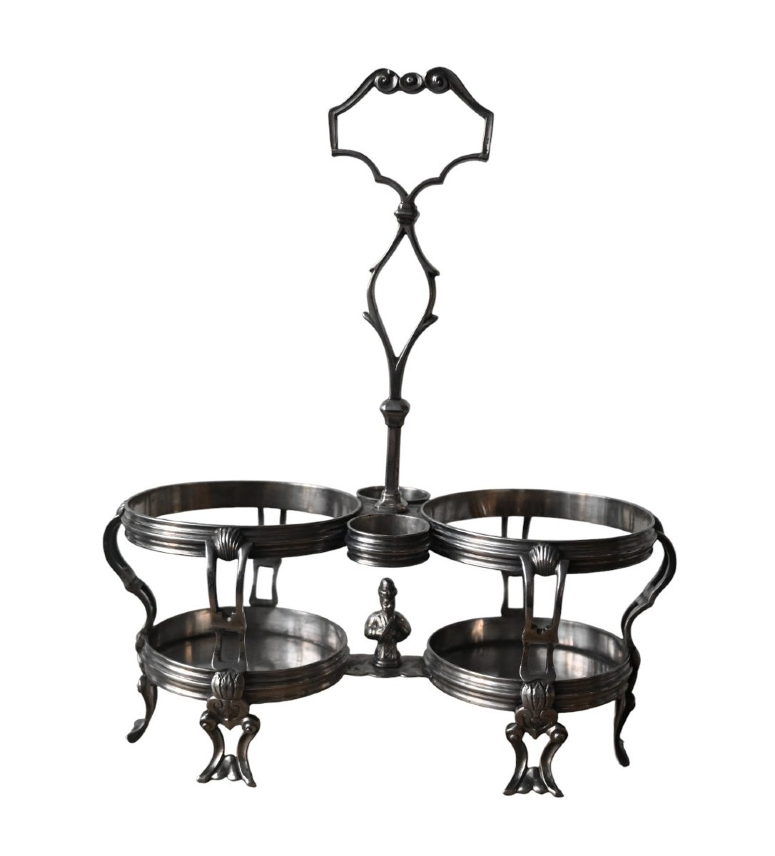 Huilier-vinaigrier en argent liégeois du XVIIIᵉ siècle, Jean-Baptiste Dehaye, 1772-photo-3