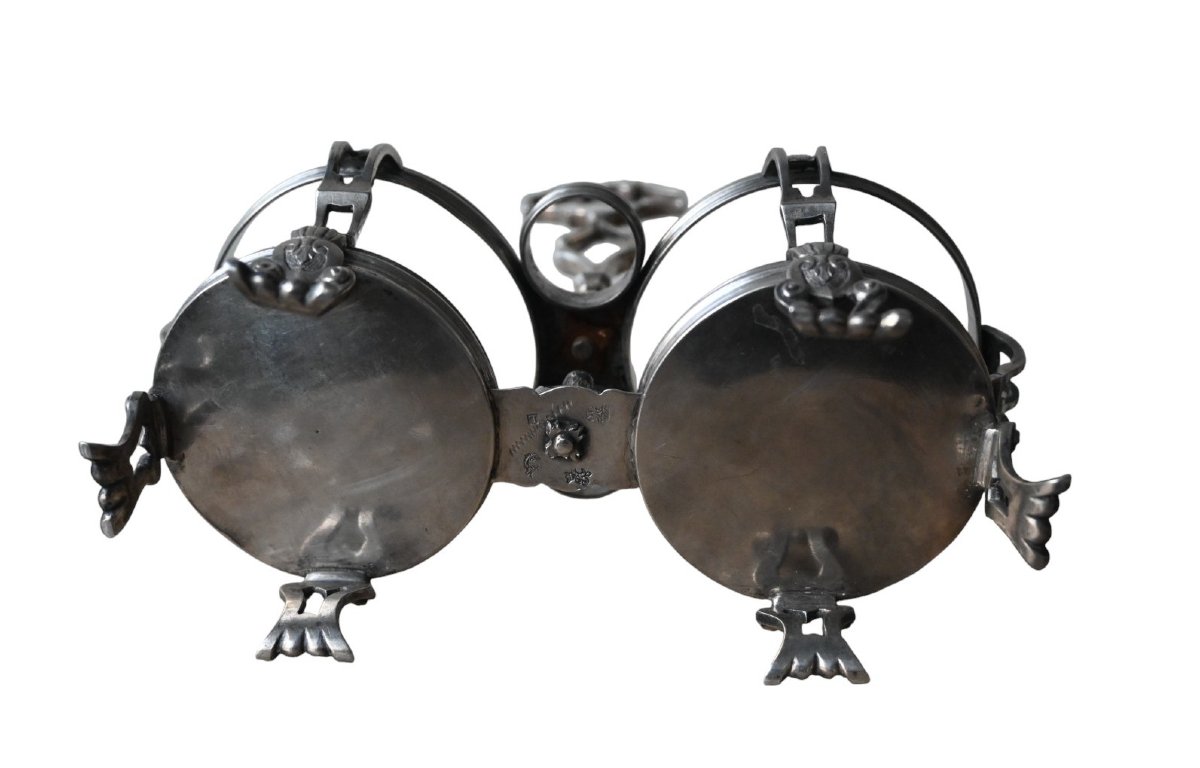 Huilier-vinaigrier en argent liégeois du XVIIIᵉ siècle, Jean-Baptiste Dehaye, 1772-photo-3