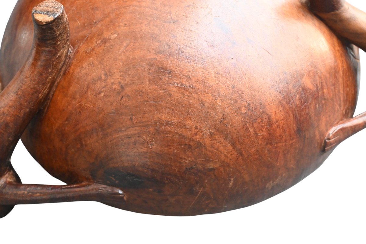 Grande coupe cérémonielle en bois – Îles de l’Amirauté, Papouasie-Nouvelle-Guinée-photo-3