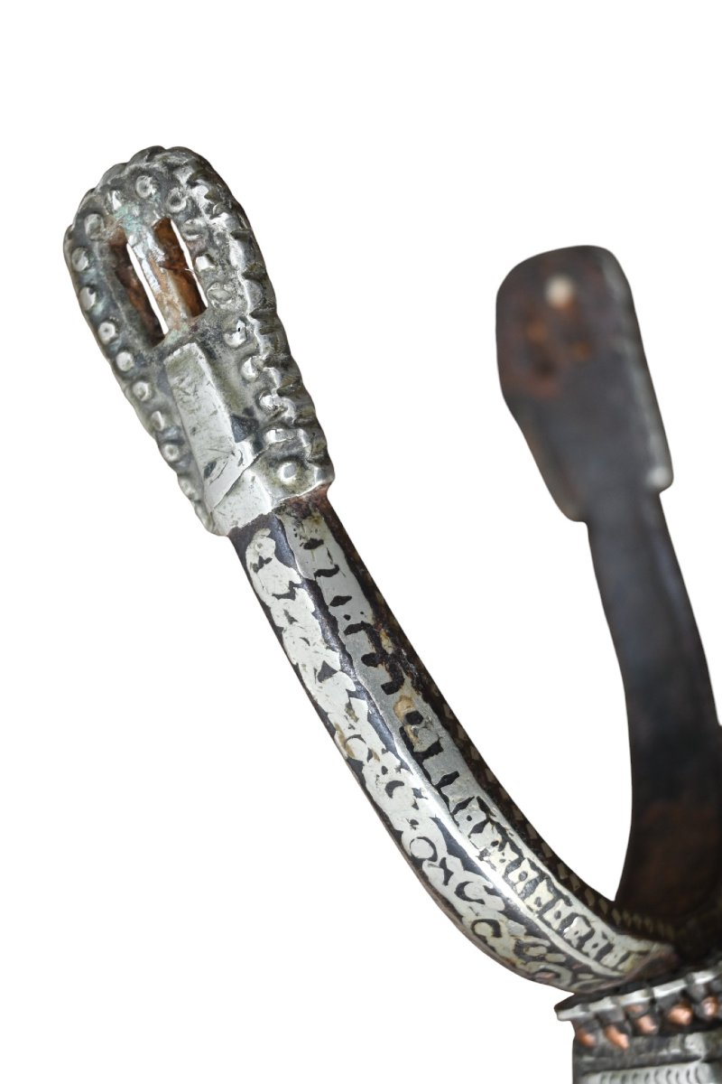 Pair Of South American Gaucho Spurs, 19th Century-photo-1