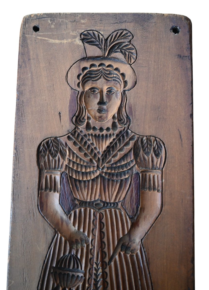 Ancien moule à spéculoos – XIXe siècle-photo-2