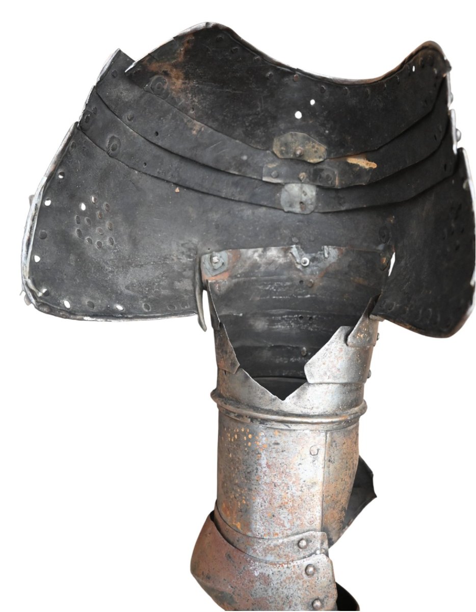 Bras et épaule d’armure, Italie du Nord (Milan ou Brescia), milieu du XVIe siècle -photo-5