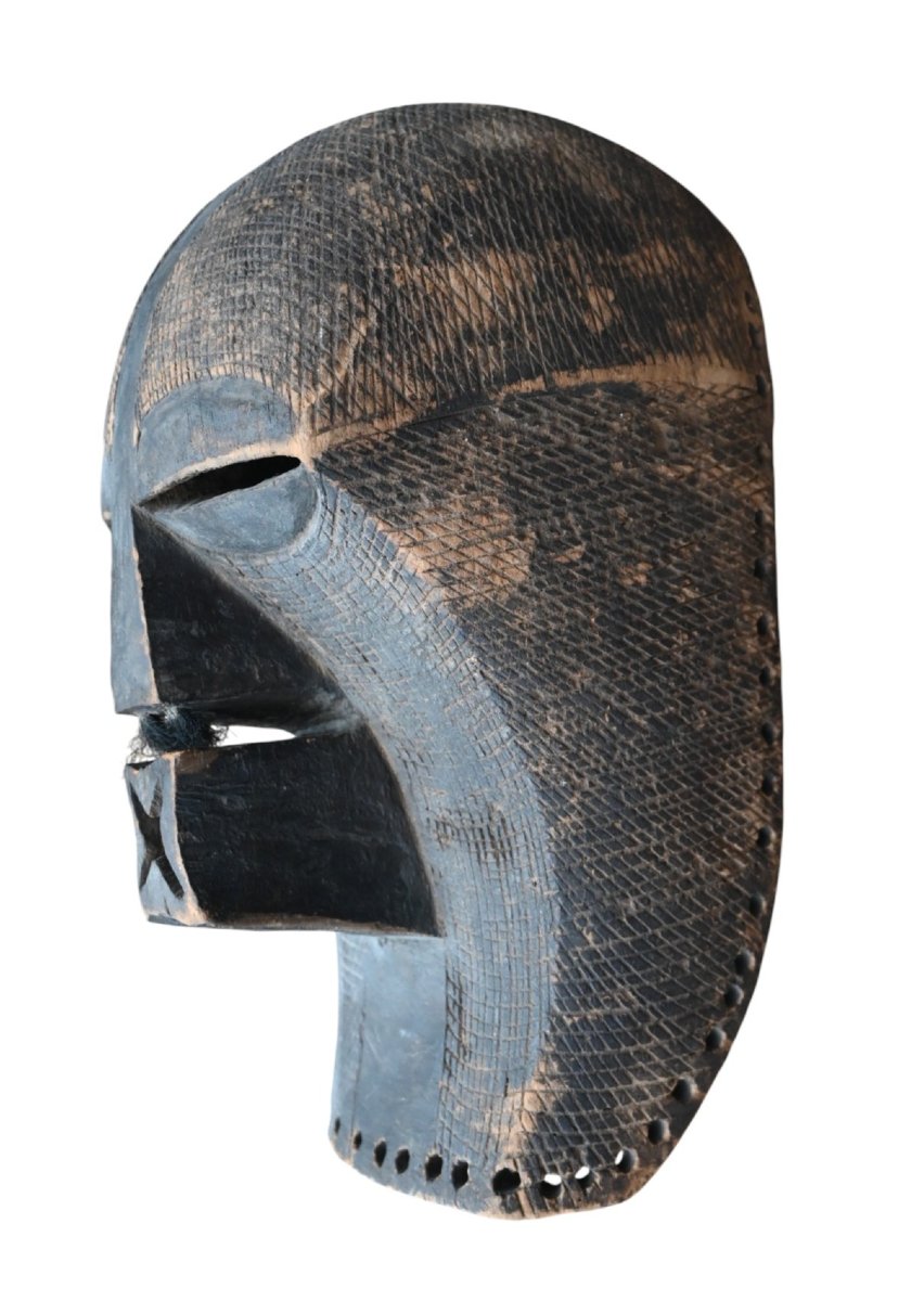 Masque Kifwebe Songye, RDC – fin XIXe / début XXe siècle-photo-3