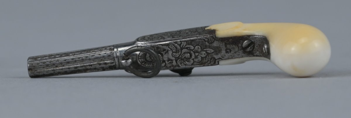 Paire de pistolets miniatures de maîtrise, Liège-photo-4