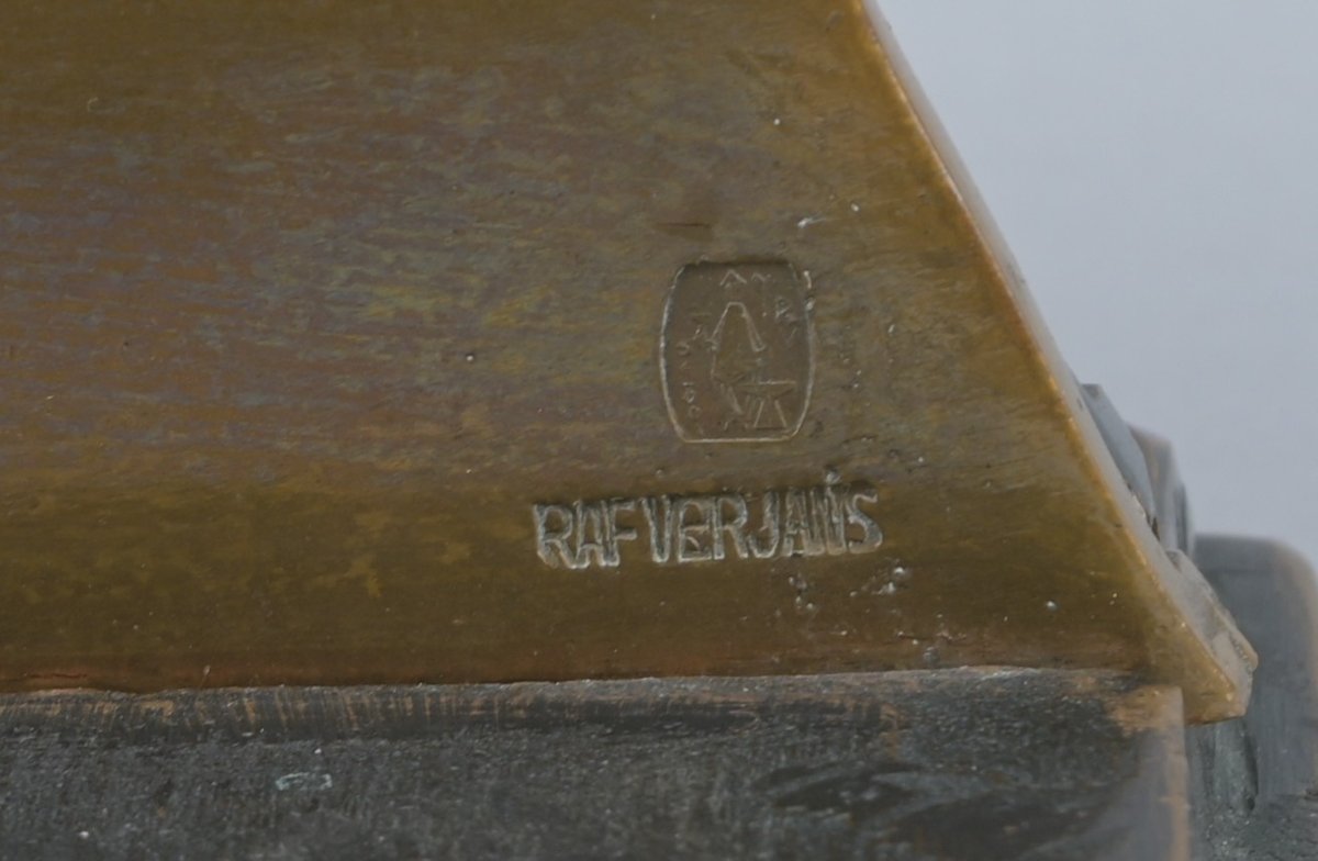 Raf Verjans (1935–2022), coupe-sculpture en bronze-photo-2