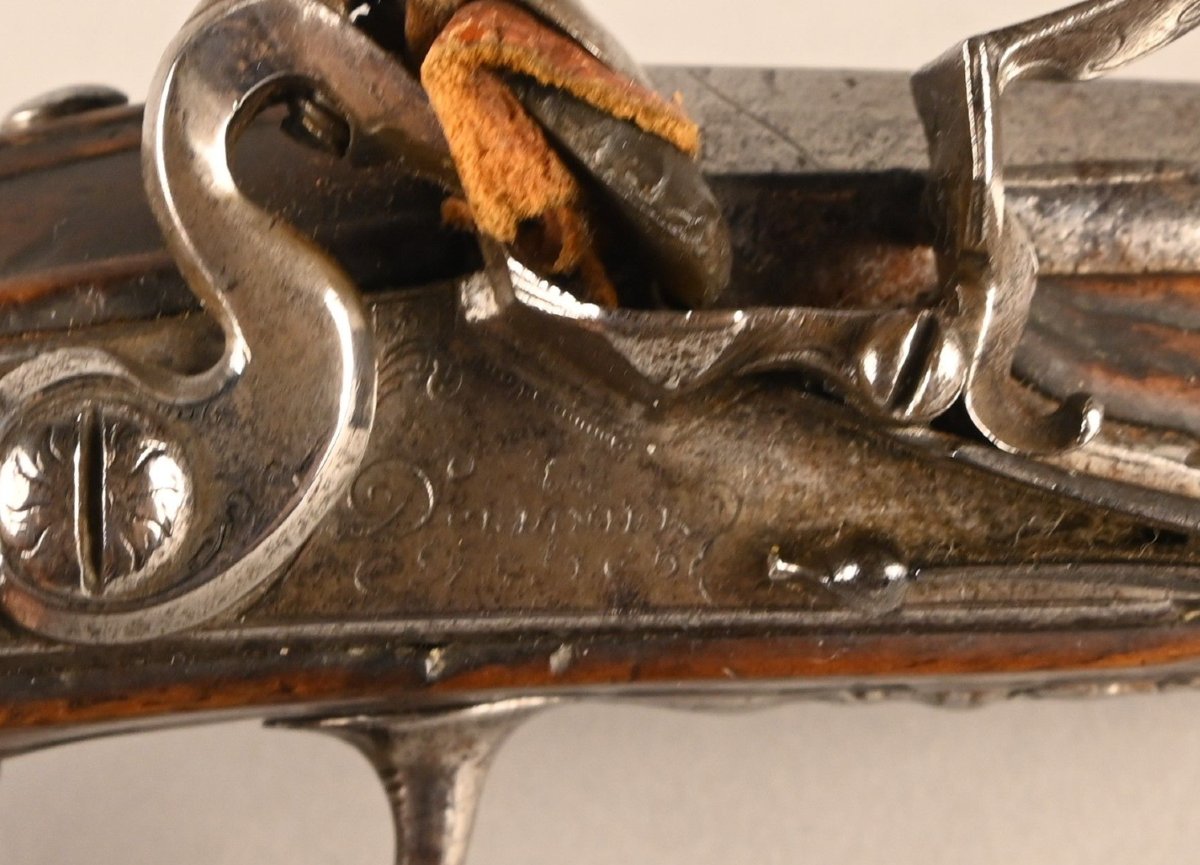 Pocket Flintlock Pistol With A Boxlock Mechanism-photo-2