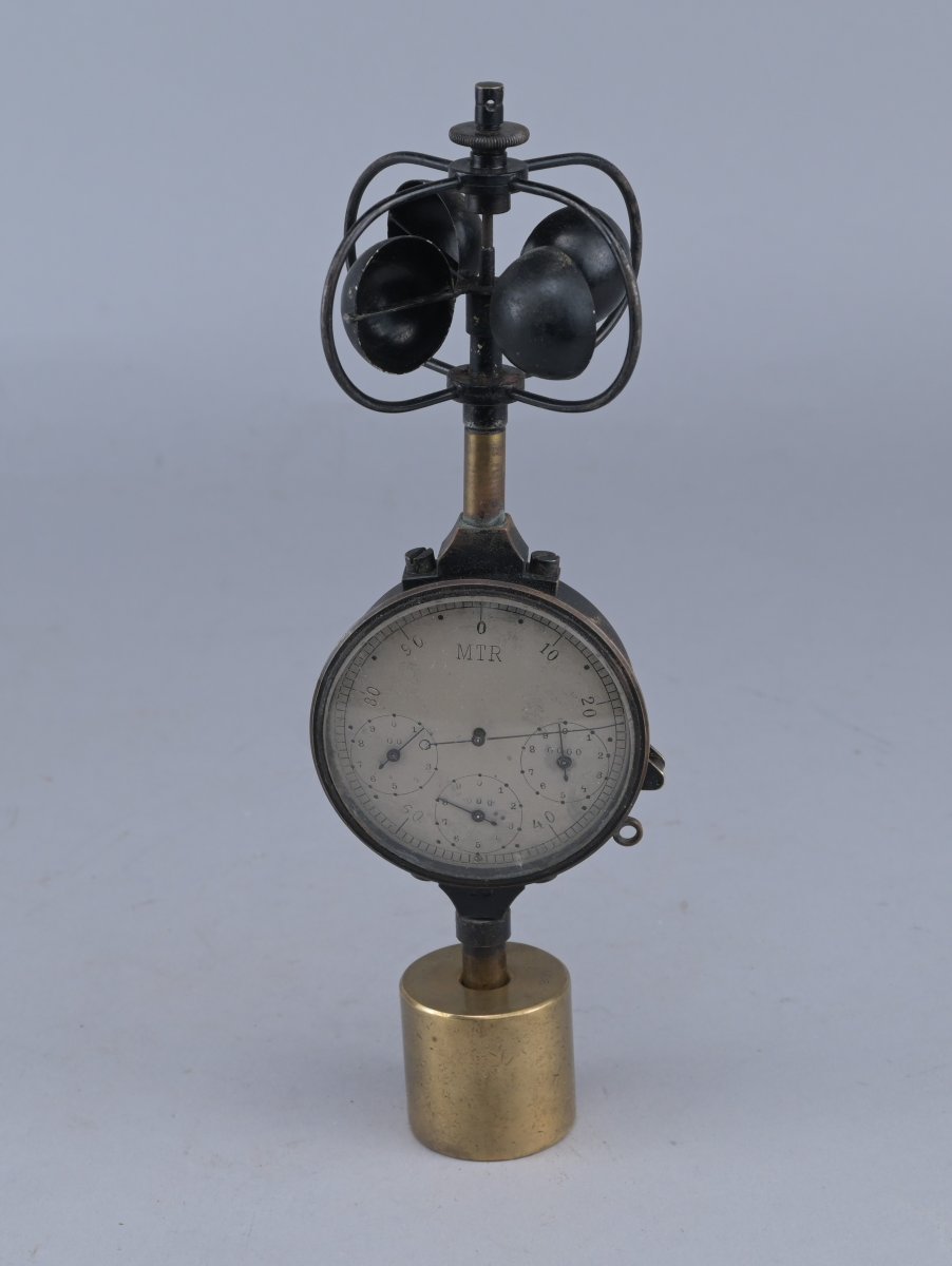 Mine Anemometer With Cups, Circa 1900