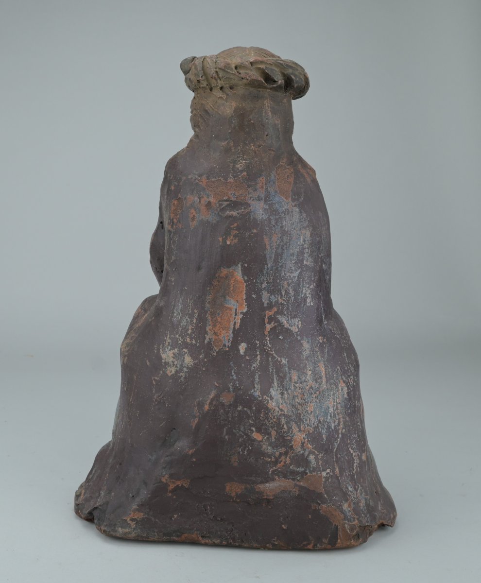 Christ In Chains – Polychrome Terracotta – 16th–17th Century-photo-3