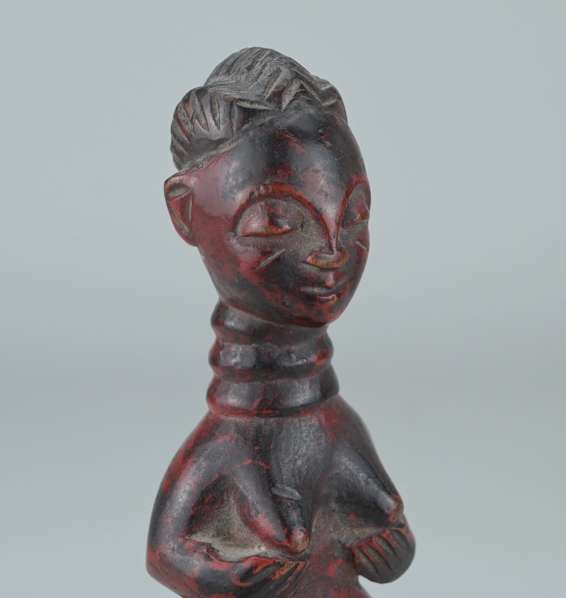 Lance-pierre figuratif Baoulé — Côte d’Ivoire, début du XXe siècle-photo-3