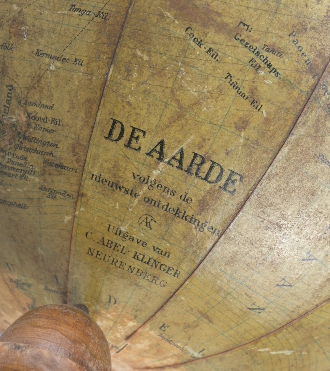 Globe terrestre C. Abel-Klinger, vers 1900-photo-4