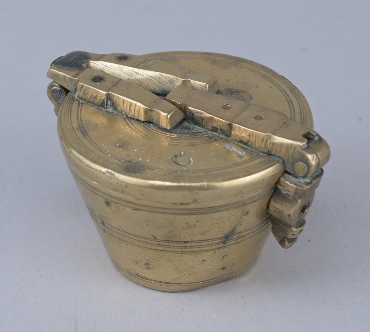 18th-century Brass Cup-weight Set