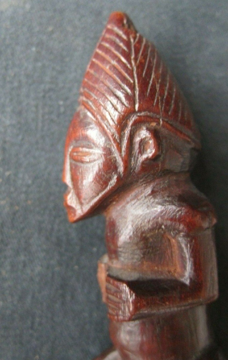 Old Tribal Comb From Chokwe/tshokwe Or Lwena, Dr Congo-photo-5
