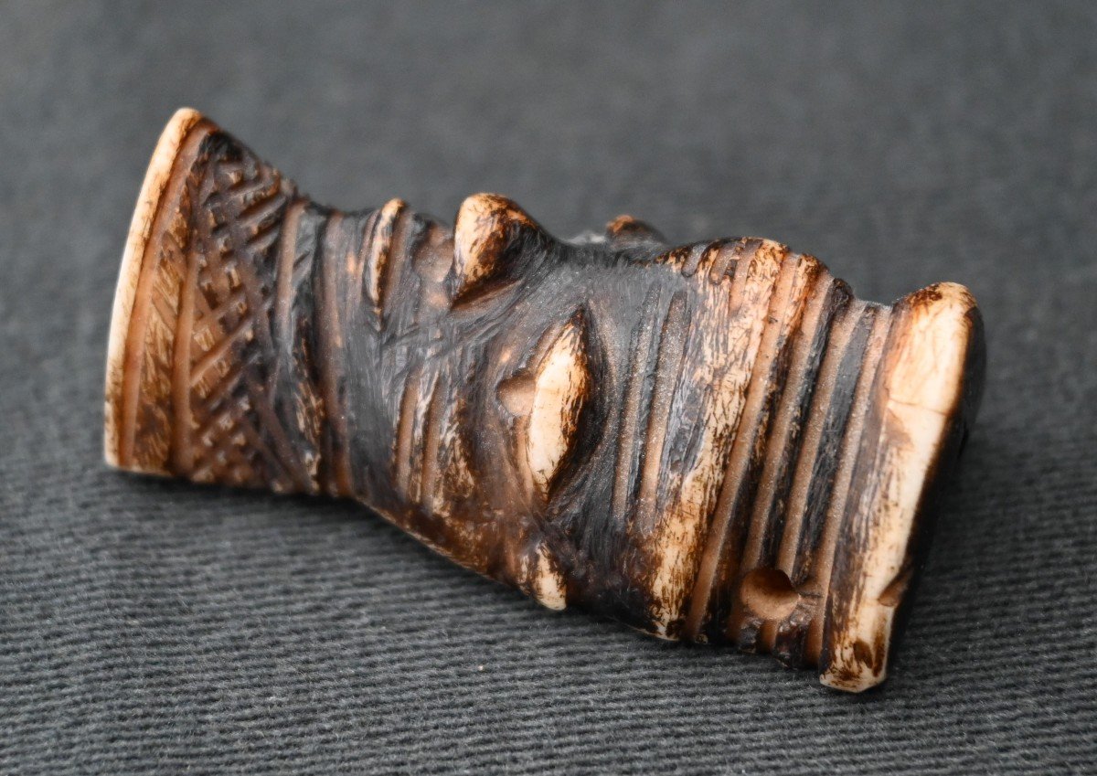  Pende Bone Amulet, Ikhoko Rd Congo-photo-4