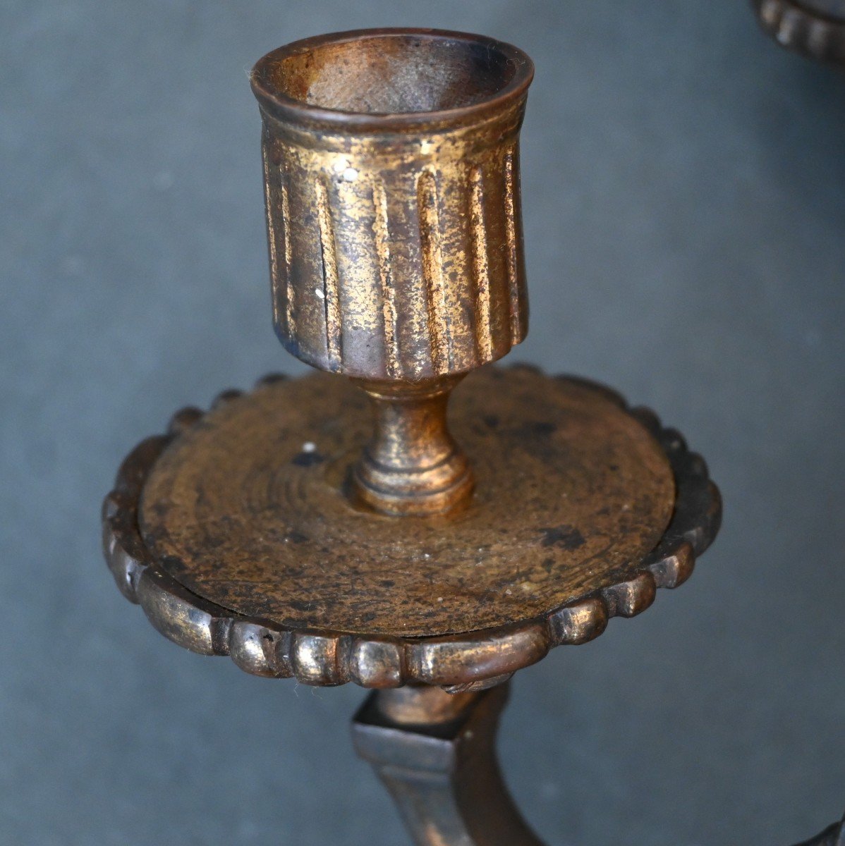 Paire D’appliques En Bronze Doré L XVI Epoque-photo-8