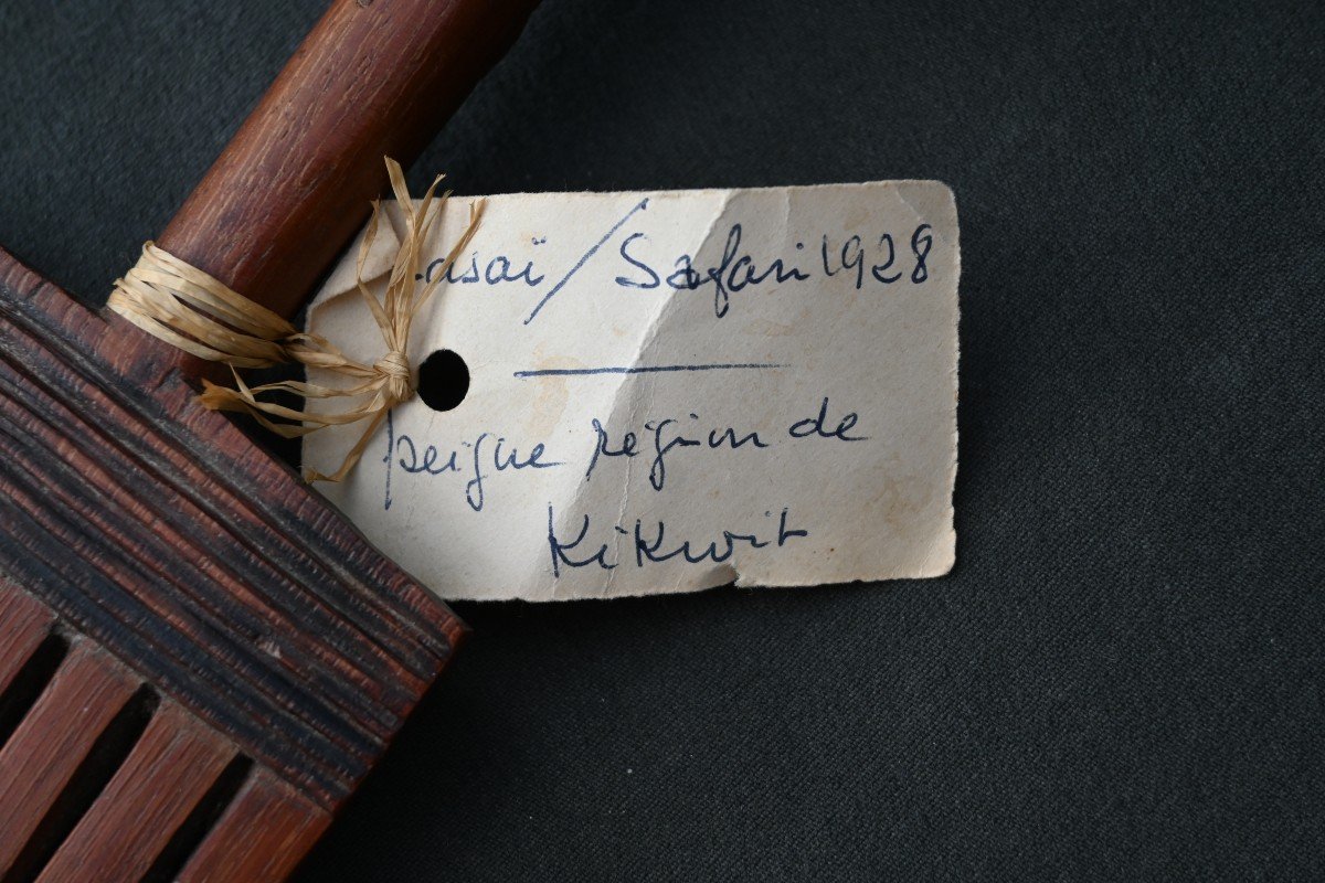 Old Tribal Comb From Chokwe/tshokwe Or Lwena, Dr Congo-photo-1