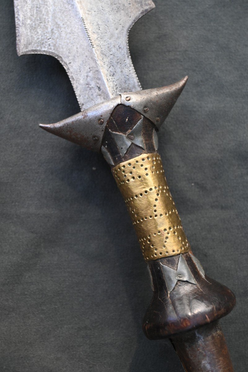 Superb Knife From The Tetela Tribe, Dr Congo-photo-3