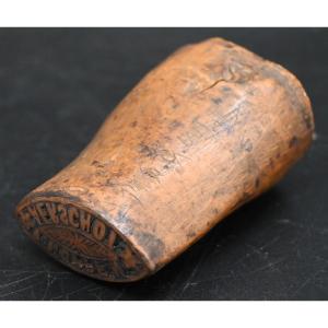 Seal Stamp Of Aerschot, Carved In Hardwood