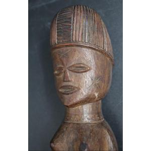 Grand Statue De La Tribu Chokwe / Lwena, Rd Congo