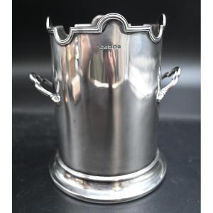 Champagne Bucket In Sterling Silver, Sheffield 1908 - James Dixon & Sons,