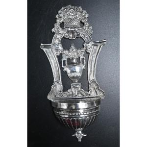 Stoup In Sterling Silver, 18th Century
