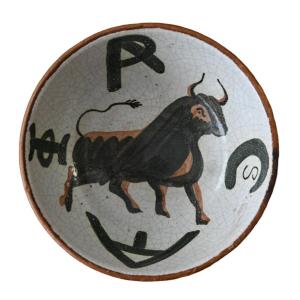 Pablo Picasso -bull, Ceramic Bowl