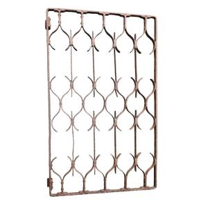 Wrought Iron Window Grille 17th-18th Century