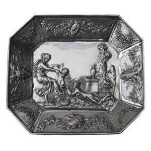 French Silver Bowl, 19th Century