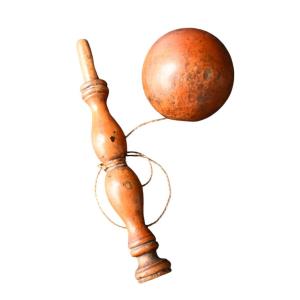  Bilboquet En Bois De Buis, fin du XVIIIe siècle