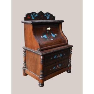 Charming Miniature Secretary/mistress Type Piece Of Furniture, Late 19th Century (circa 1870–1900).