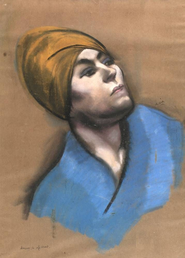 Charles Félix Gir, Portrait présumé de l'actrice Jeanne Fusier-Gir en danseuse de café-concert