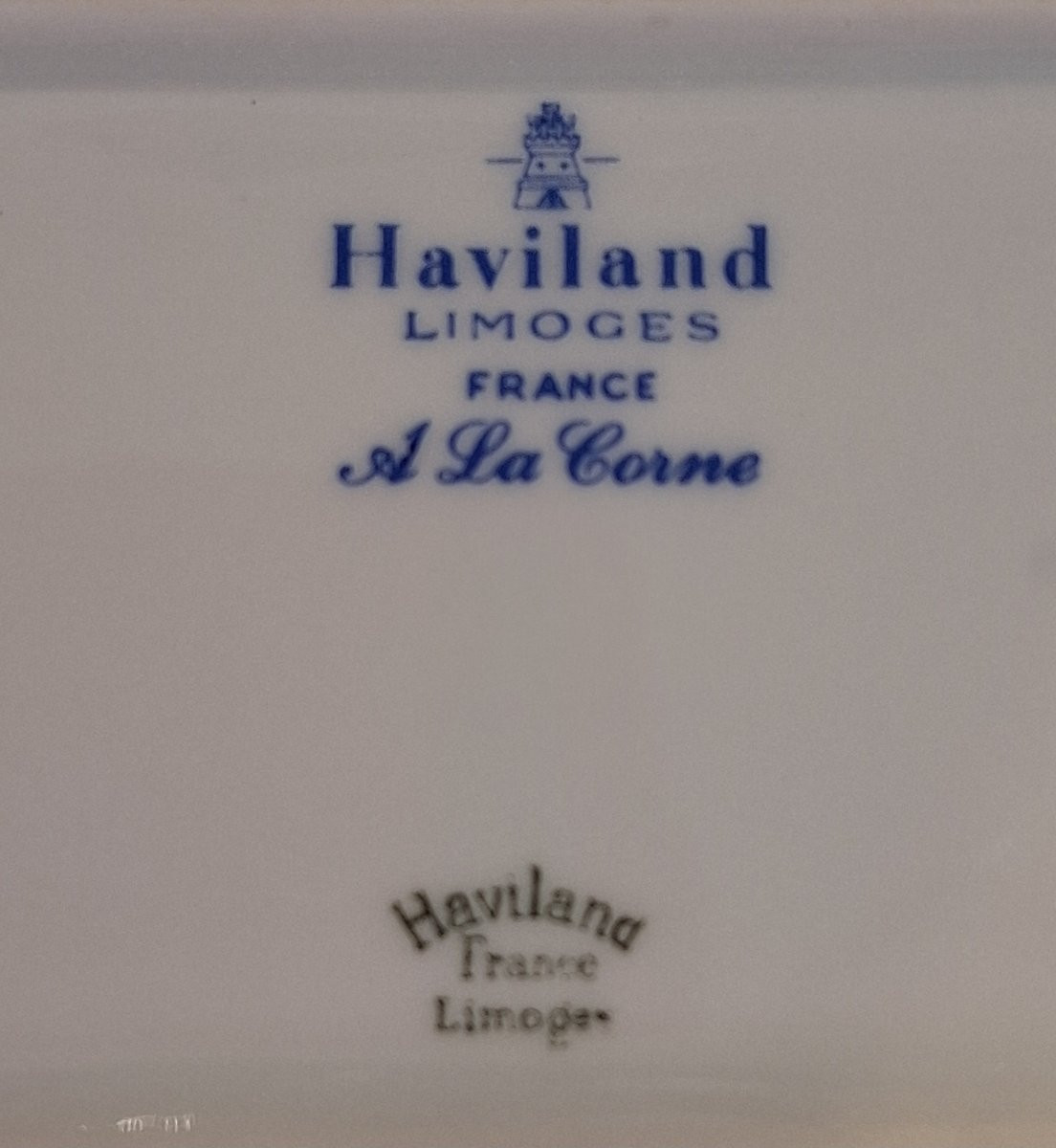 Plat à cake par Haviland à Limoges -photo-3